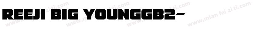 reeji big younggb2字体转换